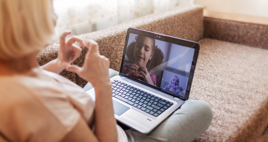 woman on laptop