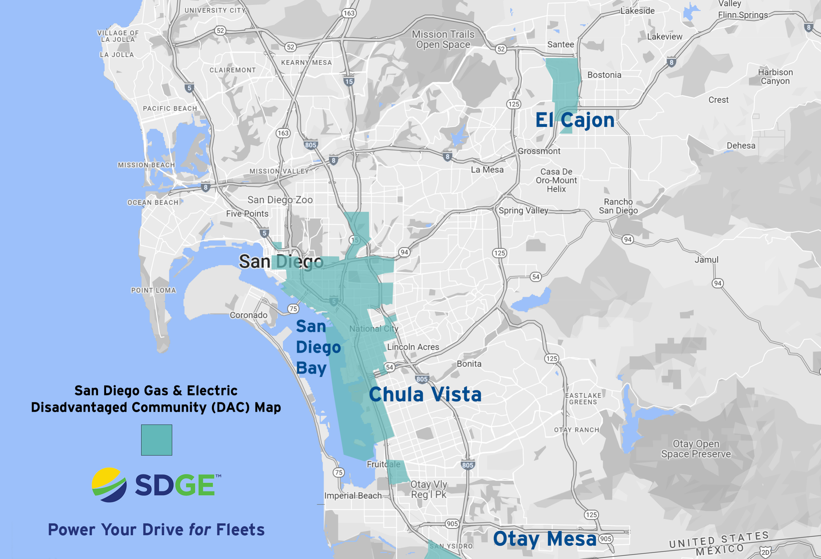 Disadvantaged Communities Map