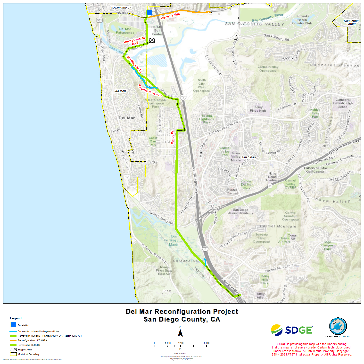 Del Mar Project Map