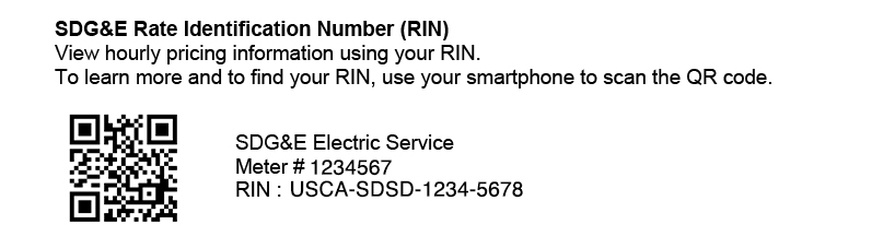 SDG&E RIN