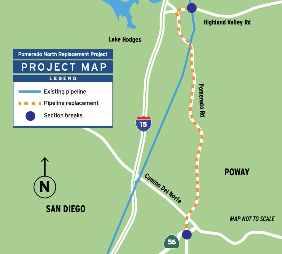 Pomerado North Map