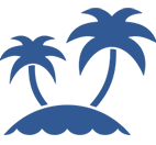 palm trees icon